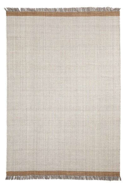 Krem ručno rađen vunen tepih 200x300 cm Brina – Kave Home