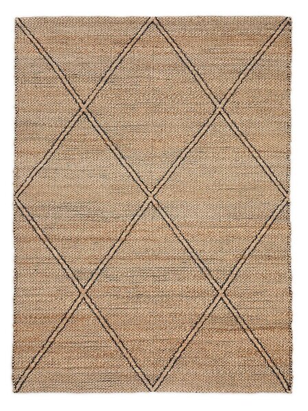 Ručno rađen juten tepih u prirodnoj boji 160x230 cm Vallalta – Kave Home