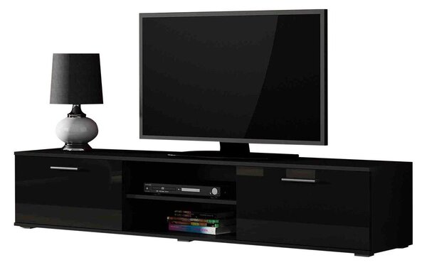 TV ormarić Baha B3 (crna + crni sjaj)