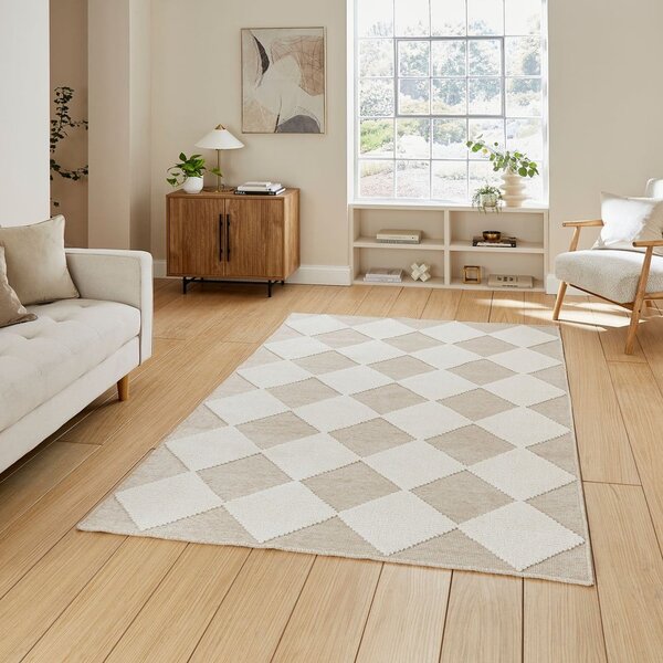 Bijeli/bež periv tepih 160x230 cm Lyna Beige&White – Think Rugs