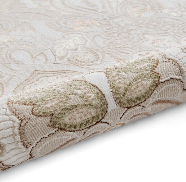 Krem tepih 120x170 cm Damask Bronze – Think Rugs