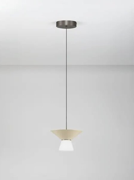 Tanka cilindrična LED visilica Nova Luce Baris (Triac dimabilna), 8W, siva NL9009314