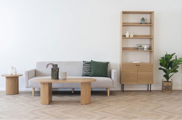 Biblioteka u dekoru hrasta u prirodnoj boji 80x200 cm Kyoto – House Nordic