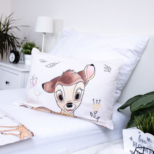 Pamučna dječja posteljina za dječji krevetić 100x135 cm Bambi "Beige" – Jerry Fabrics