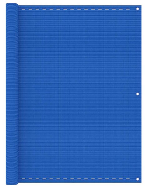 VidaXL Balkonski zastor plavi 120 x 500 cm HDPE