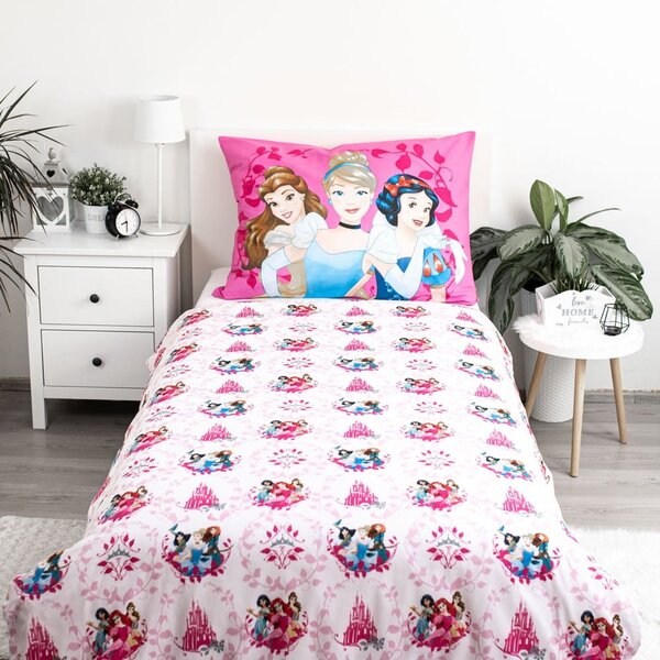 Pamučna dječja posteljina za krevet za jednu osobu 140x200 cm Princezny "Heart" – Jerry Fabrics