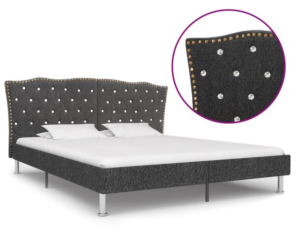 VidaXL Okvir za krevet od tkanine tamnosivi 180 x 200 cm