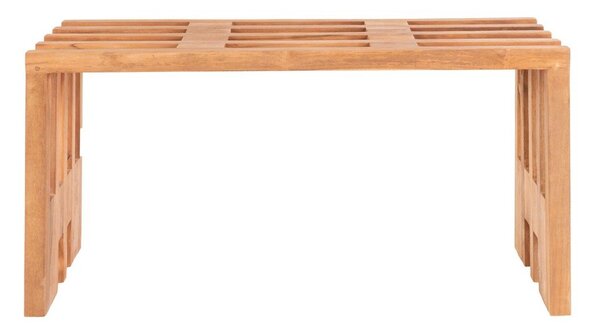 Vrtna klupa od tikovine House Nordic Benidorm, 90 x 30 cm