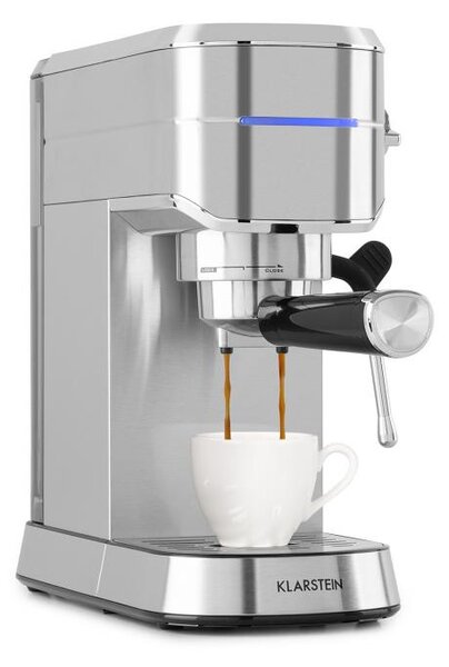 Klarstein Futura aparat za espresso, Srebro