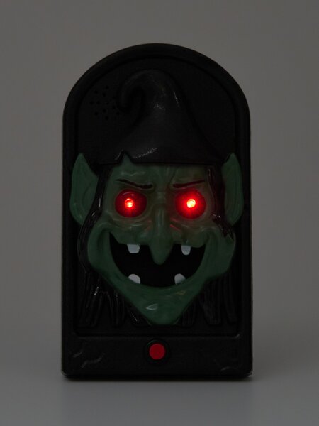 Sinsay - LED Halloween dekoracija - zvono za vrata s motivom goblina
