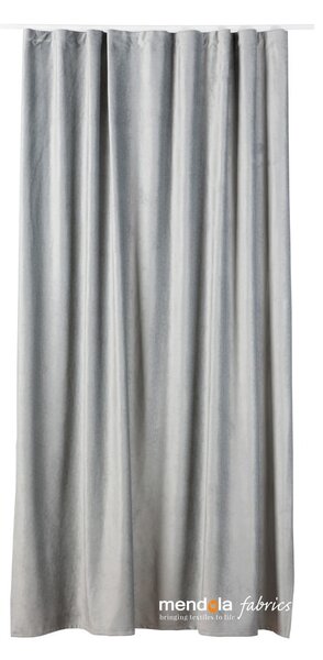 Siva zavjesa od samta 140x260 cm Roma – Mendola Fabrics