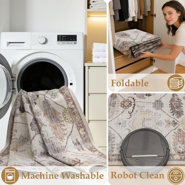 Tepih Flanel Multi Beige