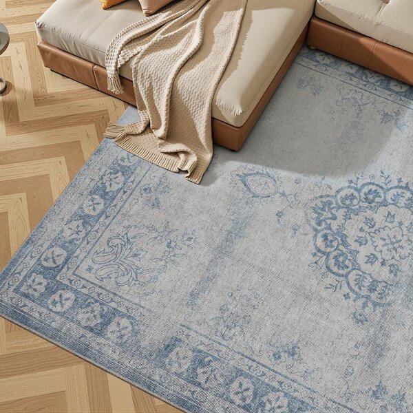 Tepih Script Blue
