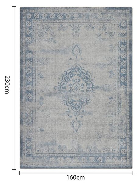 Tepih Script Blue