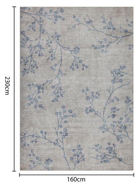 Tepih Script Light Blue