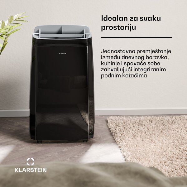 Klarstein Grandbreeze mobilni klima uređaj | 12000 BTU | 42 cm | 56 m² | Energetski razred A+