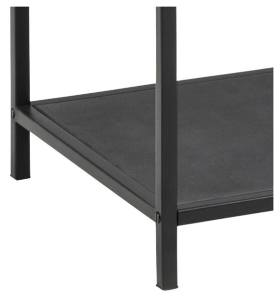 Crni stakleni regal 35x83 cm Seaford – Actona