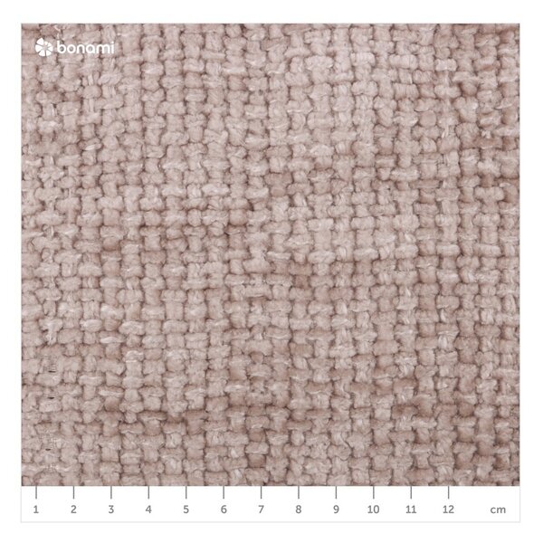 Bež tapecirani bračni krevet s prostorom za odlaganje s podnicom 180x200 cm Bellis – Micadoni Home