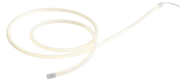 Bijele lampice s utikačem 3m uklj. LED prigušive u Kelvinu IP44 - Ropy