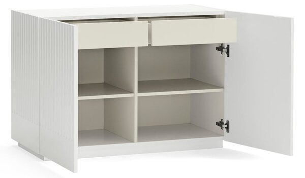 Bijela niska komoda 100x70 cm Doric – Teulat