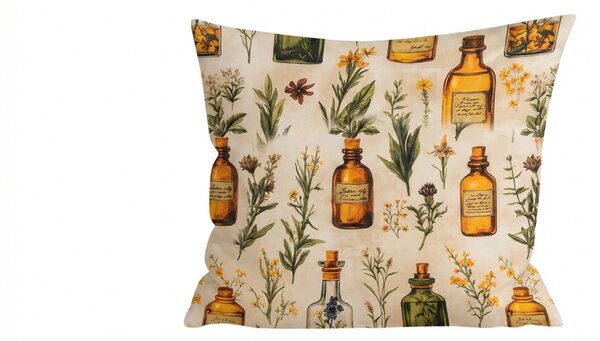 Jastučnica od mikrovlakana APOTHECARY 45x45 cm, krem boja
