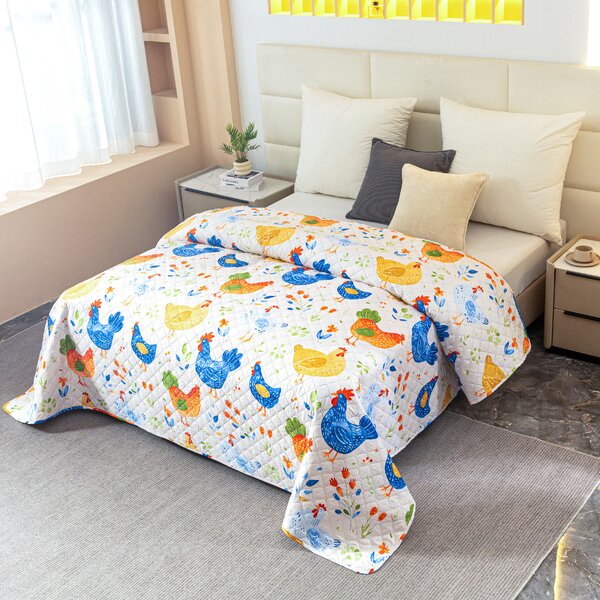 Prekrivač za krevet HENRIETTA, šaren Dimenzije: 170 x 210 cm