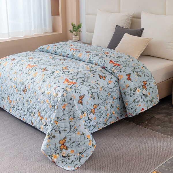 Prekrivač za krevet MONARCH WINGS, svijetloplavi Dimenzije: 170 x 210 cm