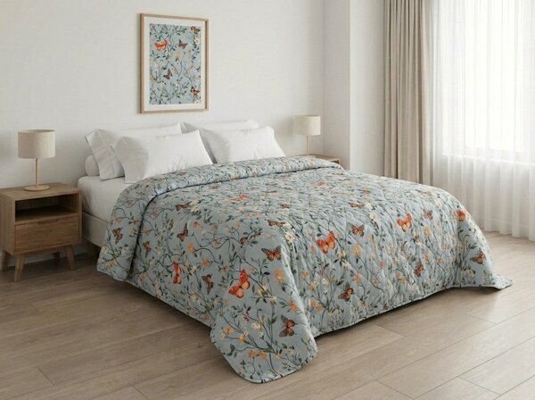 Prekrivač za krevet MONARCH WINGS, svijetloplavi Dimenzije: 170 x 210 cm
