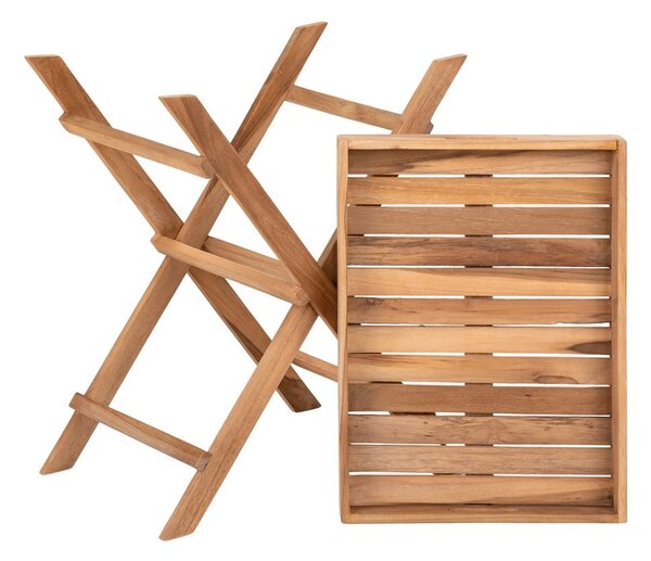 Vrtni stol za posluživanje od masivne tikovine 29x39 cm Ronda – House Nordic