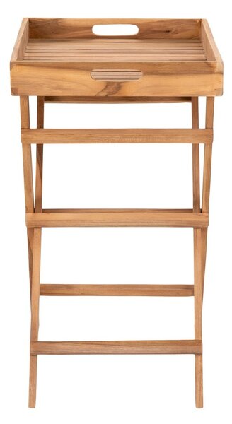 Vrtni stol za posluživanje od masivne tikovine 29x39 cm Ronda – House Nordic