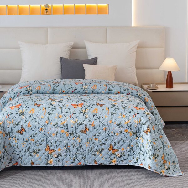 Prekrivač za krevet MONARCH WINGS, svijetloplavi Dimenzije: 170 x 210 cm