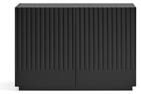 Crna niska komoda 100x70 cm Doric – Teulat