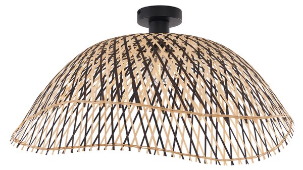 Art Deco stropna svjetiljka crni bambus 60 cm - Alka