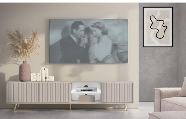 TV ormarić/stolić Biel 175 (sivo-bež)
