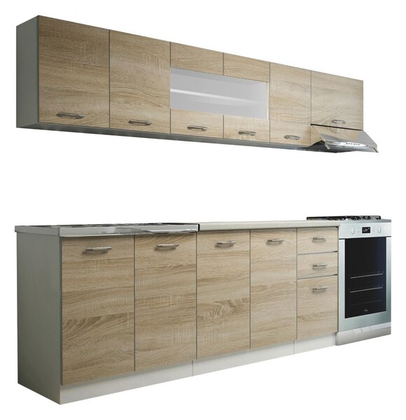 Kuhinjski set Houston 1182, 260cm, Laminirani iveral