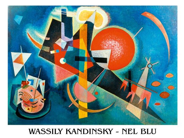 Umjetnički tisak Kandinsky - Nel Blu, Wassily Kandinsky