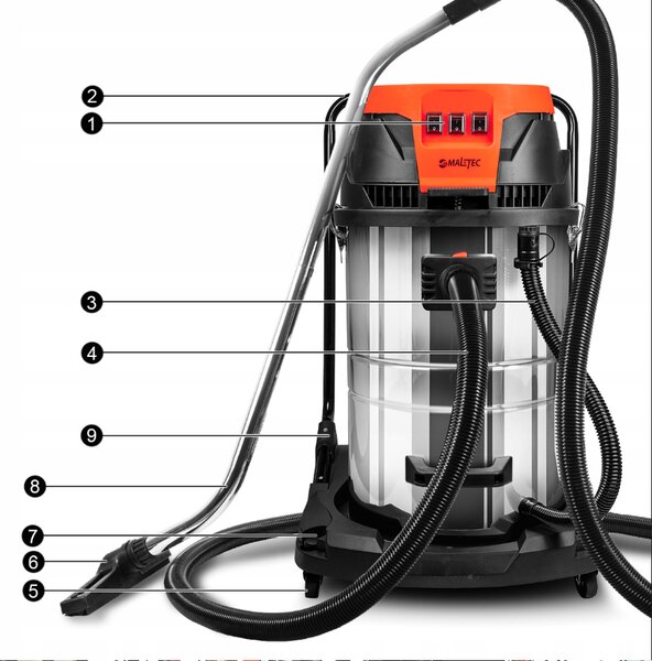 Industrijski usisavač bez vrećice MALTEC ML3600W 3000W 80L
