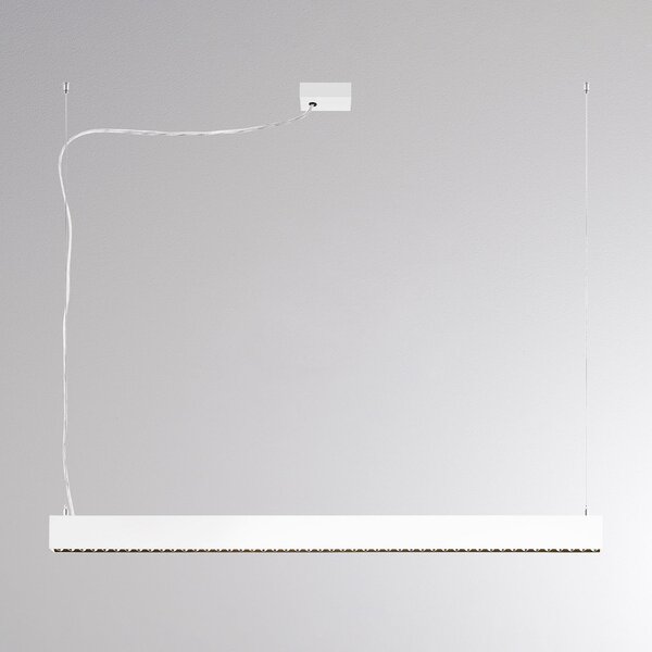 Molto Luce PERFORA PROLINE M LED viseća svjetiljka, bijela, 106 cm, DALI up/down, prigušiva, Bijela, Dnevni boravak/blagovaonica, Aluminij
