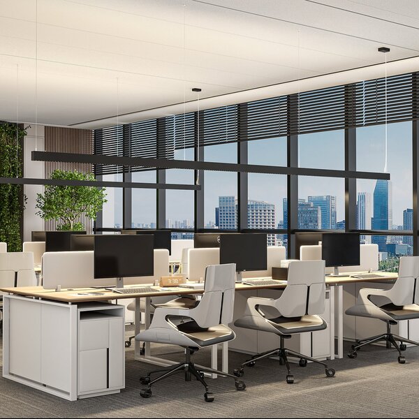 Molto Luce PERFORA PROLINE M LED viseća svjetiljka, crna, 106 cm, DALI, gore/dolje, prigušiva, Crno, Dnevni boravak/blagovaonica, Aluminij