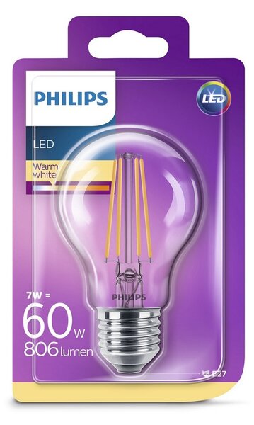 LED Žarulja Philips VINTAGE A60 E27/7W/230V 2700K