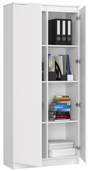 Ormar s policama Resolverse R80 2D (bijela)