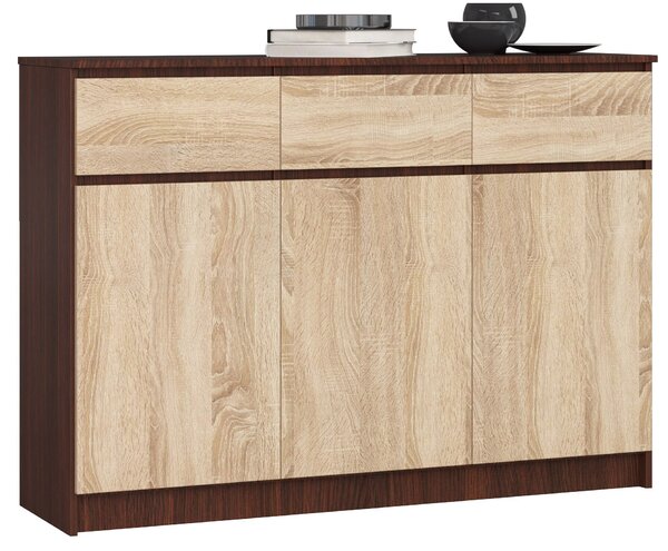 Zondo.hr Komoda Kuwait 3D 3D (wenge + hrast sonoma). Akcija -19%. 1151974