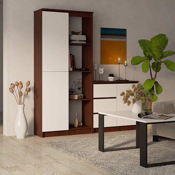 Zondo.hr Regal Rehana II (wenge + bijela). Akcija -15%. 1152010
