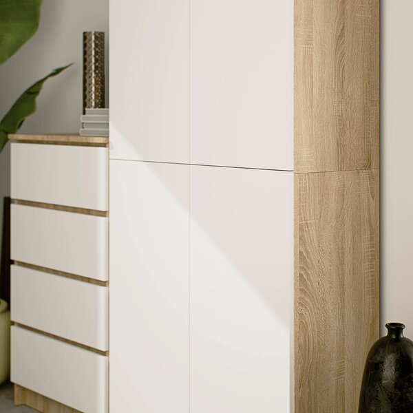 Ormar s policama Resolverse R80 2D (hrast sonoma + bijela)