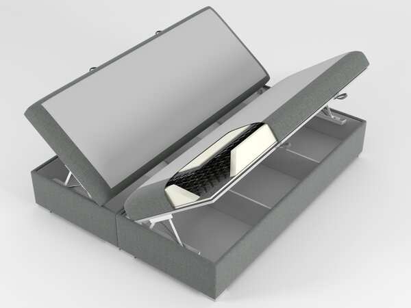 Zondo.hr Bračni krevet Boxspring 140 cm Gal (tamno bež) (s madracem i prostorom za odlaganje). Akcija -20%. 1043370