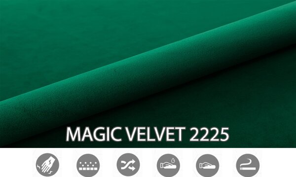 Bračni krevet Boxspring 140 cm Ronda (tamno zelena) (s prostorom za odlaganje)