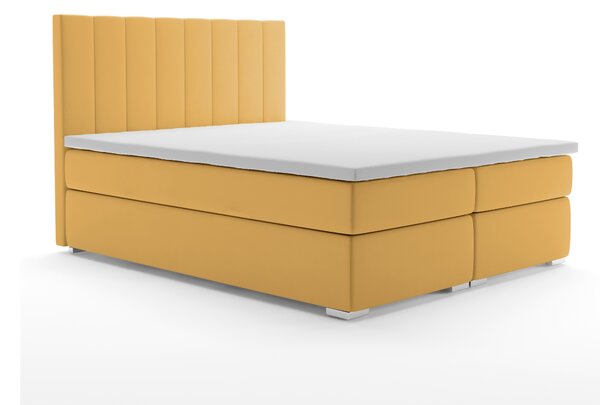 Zondo Bračni krevet Boxspring 140 cm Rinoletto (tamno zelena + šareno) (s prostorom za odlaganje). 1044301