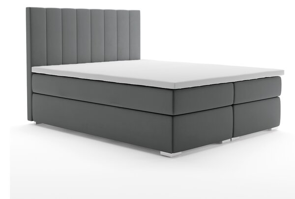 Zondo Bračni krevet Boxspring 160 cm Rinoletto (bež) (s prostorom za odlaganje). 1044305