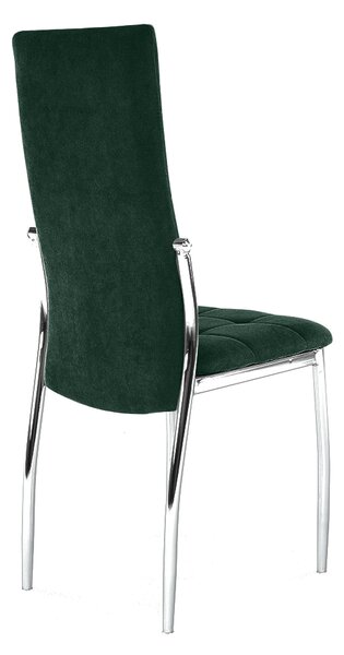 Blagovaonska stolica Adore (smaragdna + metal)