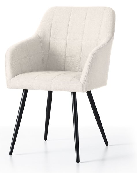 Set blagovaonskih stolica (4 kom.) Luxembourg (krem + crna)